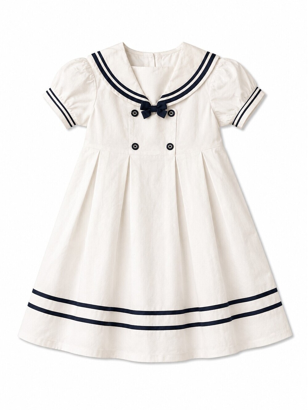 Sarah Louise England Girls Sailor Dress White Navy Size 3 Years 98cm Boutique